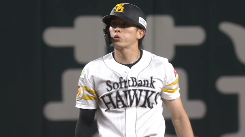 6回裏・H周東佑京 流石の俊足!! 大事な場面でチャンス拡大!!