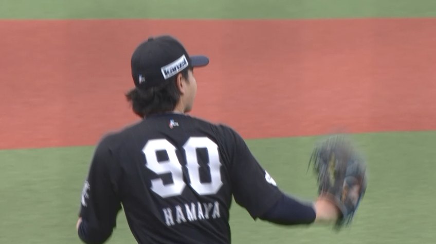 6回表・L浜屋将太 リズムを作るピッチングで3者凡退に抑える!!