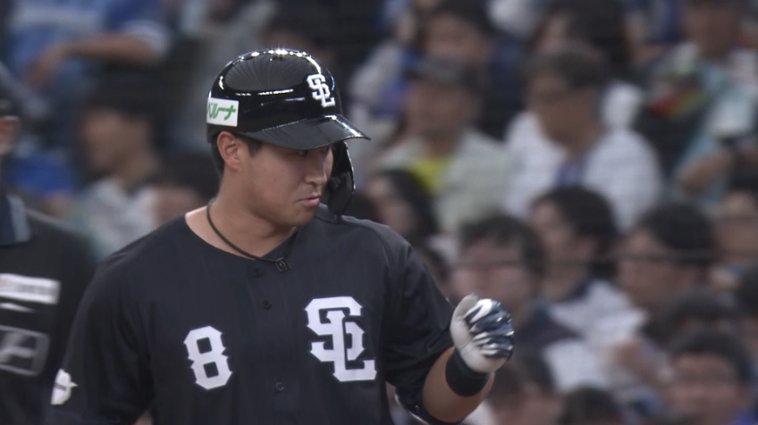 7回裏・L渡部聖弥 お手本のようなバッティングでヒットを放つ!!