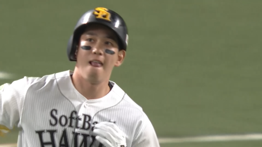 3回裏・H栗原陵矢 2打席連続の2ランホームランを放つ!!