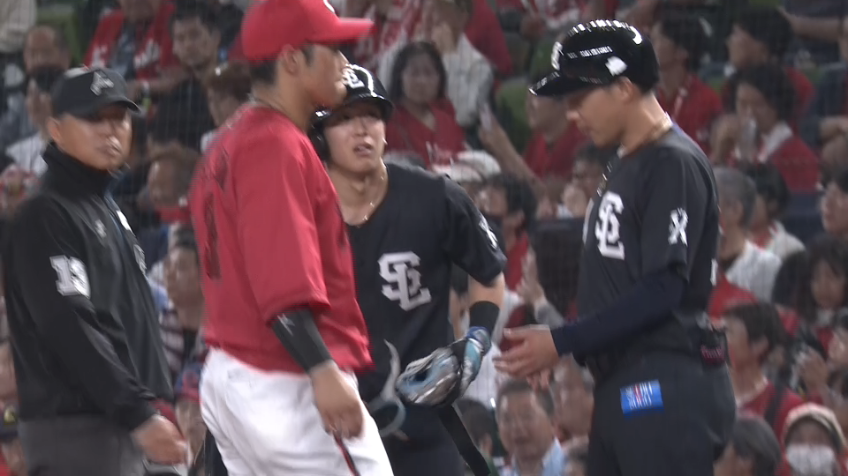 5回裏・L滝澤夏央 セーフティーバントで出塁!!