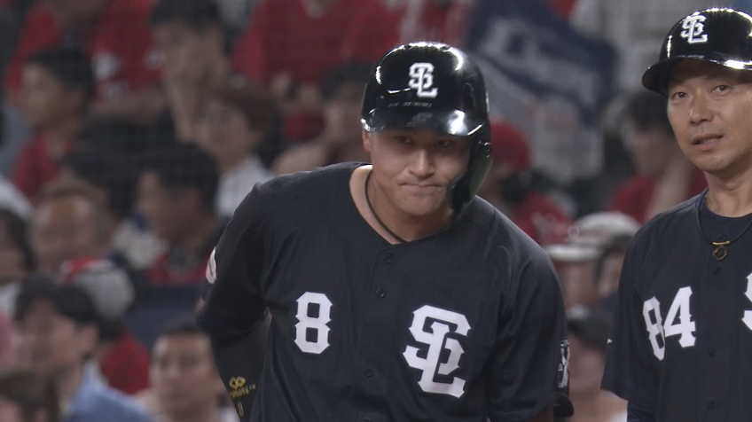 5回裏・L渡部聖弥 レフトへの同点タイムリーヒット!!