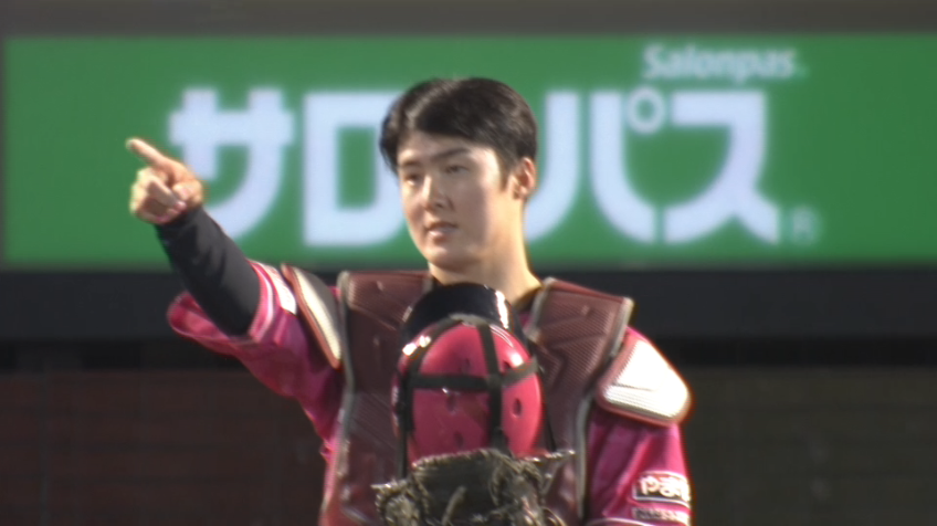 6回表・E太田光 強肩発動で盗塁を阻止する!!