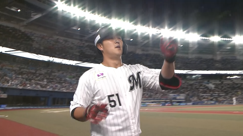 4回裏・M山口航輝 今季第7号となるソロホームランで反撃!!