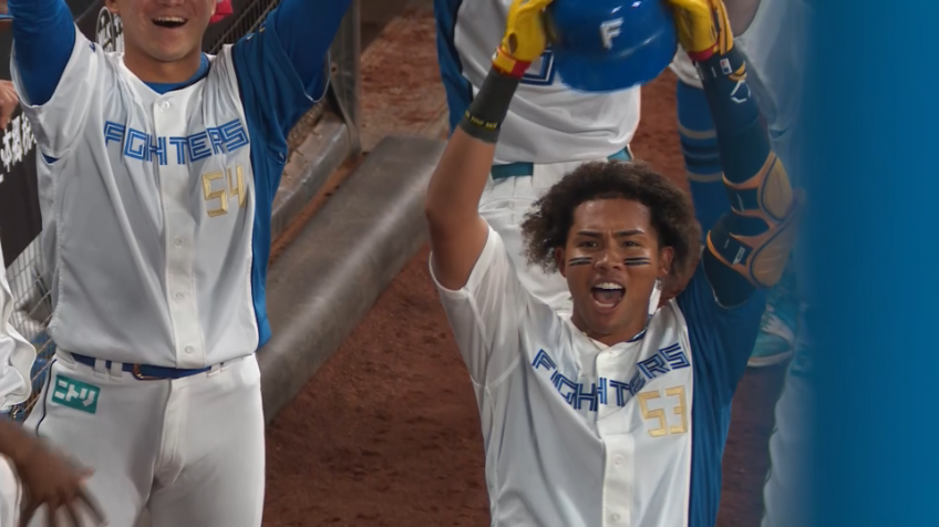 5回裏・F水谷瞬 復帰2試合目で同点のソロホームラン!!