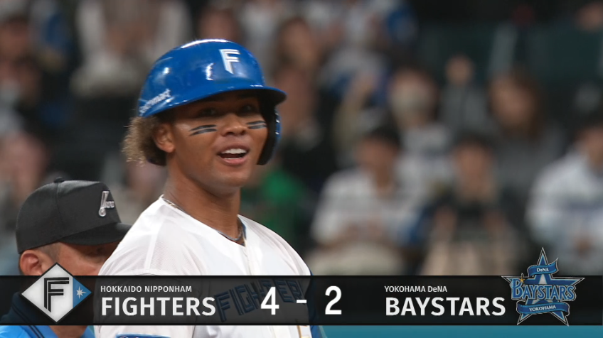 7回裏・F水谷瞬 三遊間を破る2点タイムリーヒットで勝ち越し!!