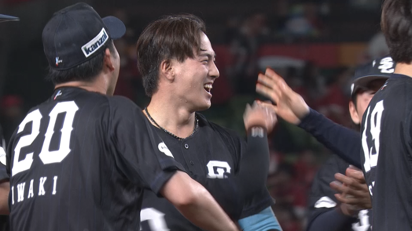 10回裏・L長谷川信哉 2試合連続サヨナラ!! 3試合連続決勝打で試合を決める!!