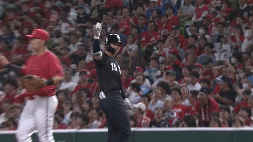 4回裏・L小島大河 すぐに逆転!! レフトへの2点タイムリーヒット!!