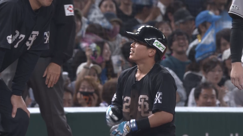 8回裏・L滝澤夏央 猛打賞!! タイムリー3ベースを放ち本日2打点目!!