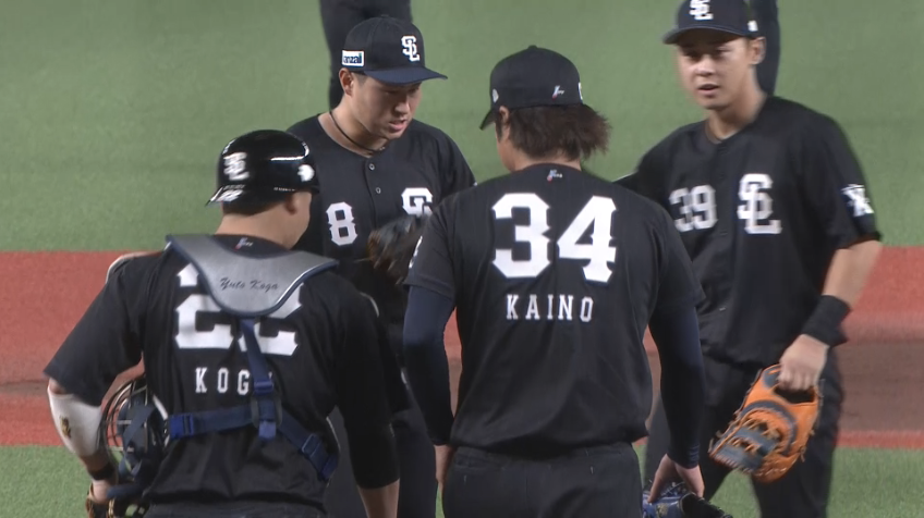 9回表・L甲斐野央 最終回を無失点に抑え、継投での完封勝利を掴む!!