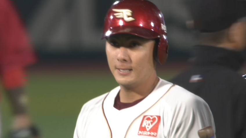 7回裏・E村林一輝 逆転の2点タイムリー2ベースヒット!!