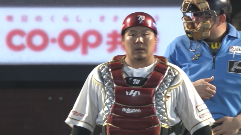 7回表・E石原彪 正確な送球で盗塁を阻止する!!