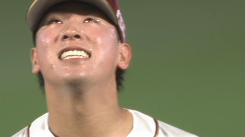 9回裏・E藤平尚真 満塁のピンチを三振で抑え試合を締める!!