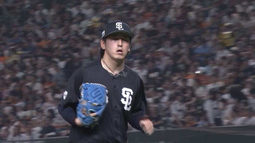 6回表・L隅田知一郎 技術が光る!!走者を上手く誘い出しアウトにする!