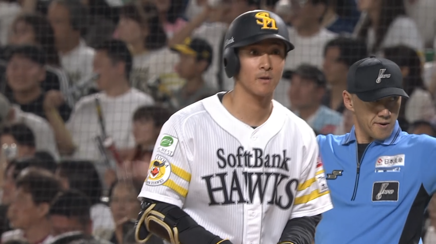 7回裏・H柳町達 スタメン起用に応えるマルチヒット!!