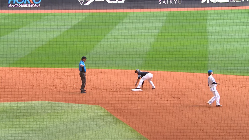 3回表・H野村勇 盗塁を決めチャンス拡大!!