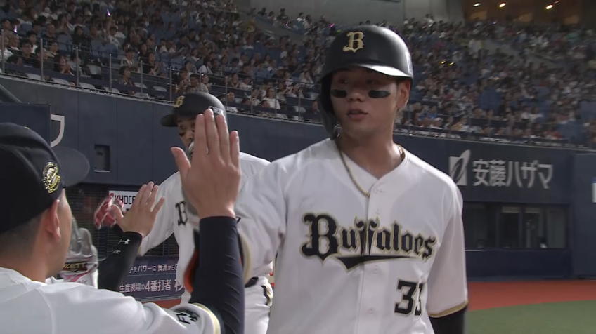 5回裏・B杉澤龍 嬉しいプロ初ホームラン!!