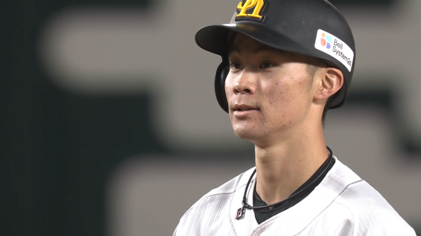 6回裏・H庄子雄大 センターへの2点タイムリーヒットで勝ち越し!!