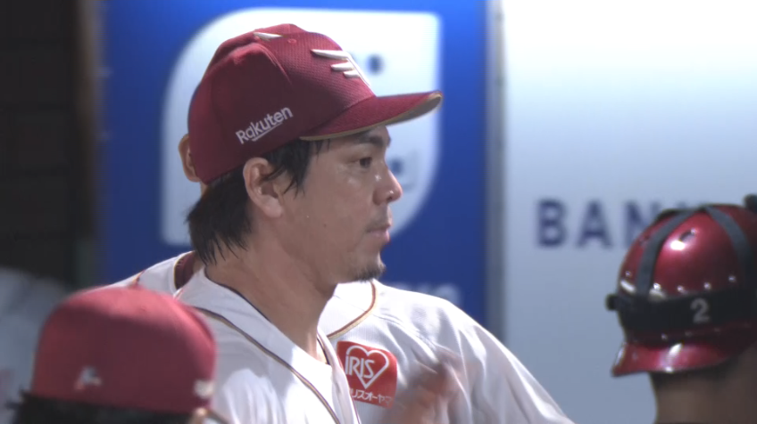 7回表・E前田健太 7回を無失点に抑える好投でマウンドを降りる!!