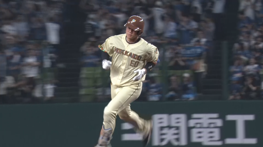 5回表・F吉田賢吾 打った瞬間!! レフトスタンドへ勝ち越しホームラン!!