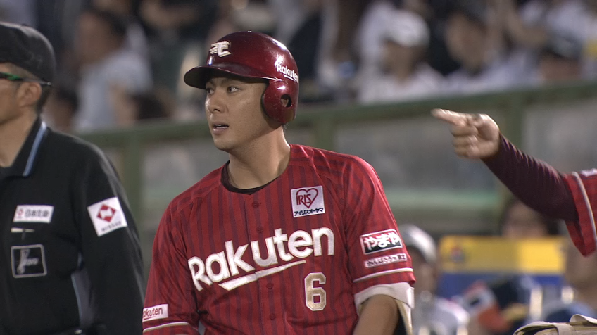 6回表・E村林一輝 センターへのタイムリーヒットで均衡を破る!!