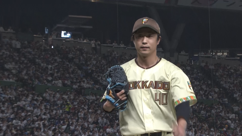 8回裏・F島本浩也 安定したピッチングで3者凡退に抑える!!