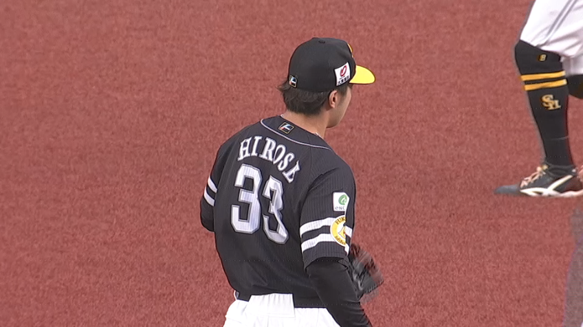 1回裏・H廣瀬隆太 抜けたら長打の当たりをスライディングキャッチ!!