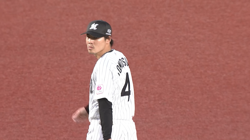 5回表・M友杉篤輝 ハーフライナーを好判断で捌き、無失点に抑える!!