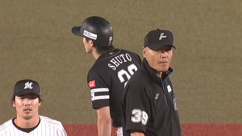6回表・H周東佑京 今シーズン16個目の盗塁でチャンスを広げる!!