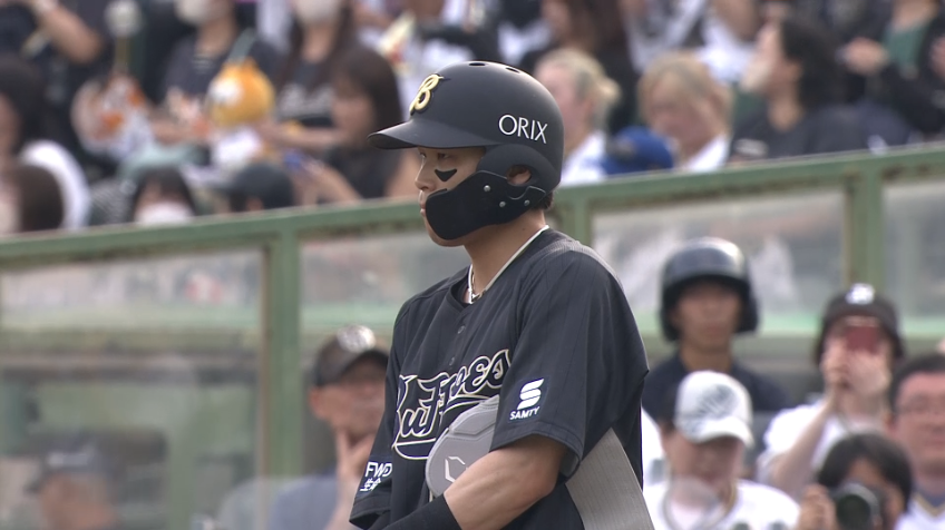 3回裏・B中川圭太 三遊間を抜ける先制タイムリーヒット!!