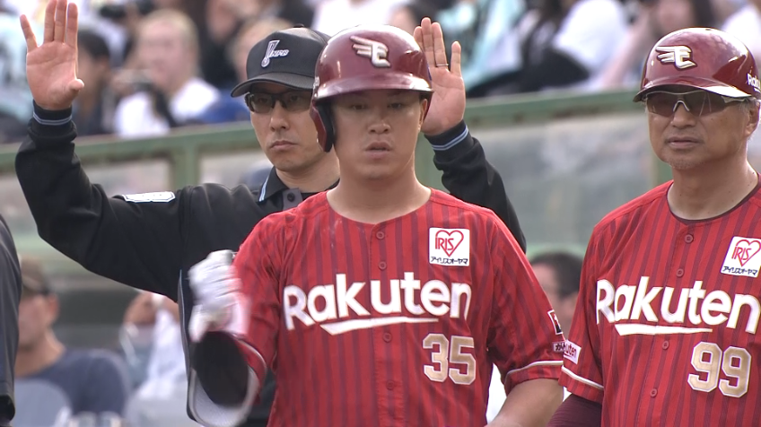 6回表・E渡邊佳明 勝負強さを発揮するレフトへの同点タイムリー!!