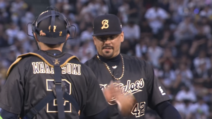 9回表・Bマチャド 最終回を3者凡退で抑え連敗を3で止める!!
