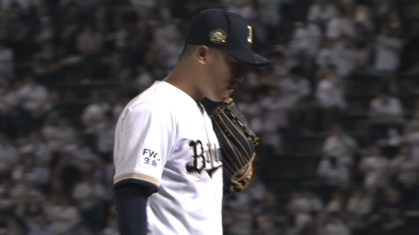 4回表・B才木海翔 ピンチの場面で登板し、センターフライに打ち取る!!