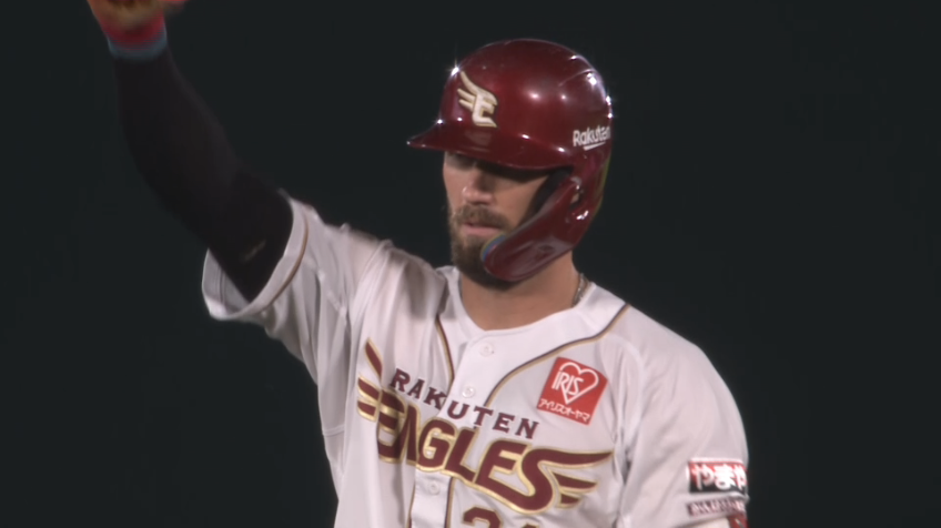 8回裏・Eマッカスカー レフトへのタイムリー2ベースで本日4安打固め打ち!!
