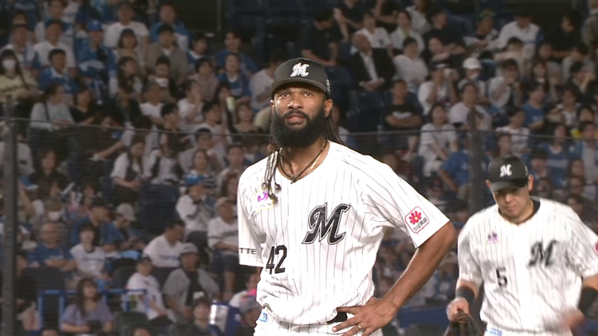 7回表・Mジャクソン 7回100球2失点の好投を見せる!!