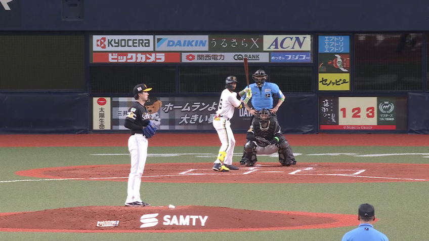 2回裏・B宗佑磨 ライトへの犠牲フライですぐさま勝ち越し!!