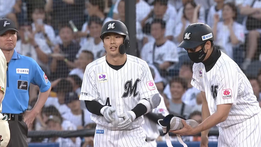 2回裏・M友杉篤輝  同点打となるタイムリーヒットを放つ!!