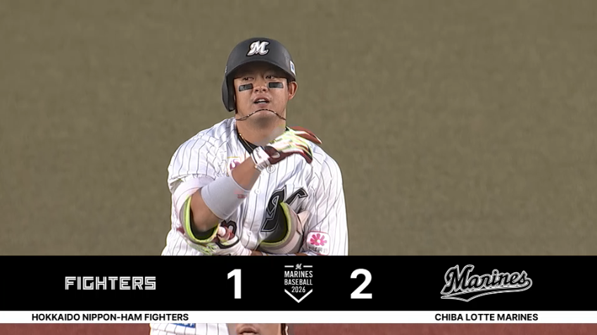 3回裏・M佐藤都志也 レフト前へ勝ち越しとなるタイムリーヒット!!