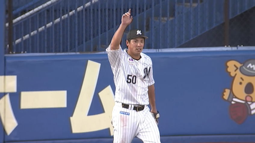 3回表・M愛斗  ギリギリの当たりをキャッチするファインプレー!!