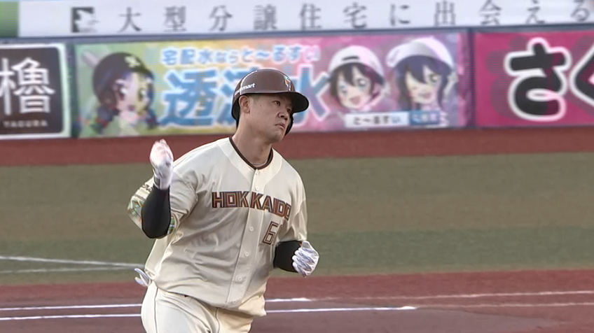 2回表・F吉田賢吾 逆方向への先制のホームラン!!