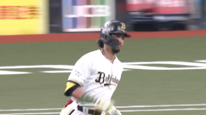 4回裏・B宗佑磨 今季第7号となる貴重な同点ソロホームラン!!