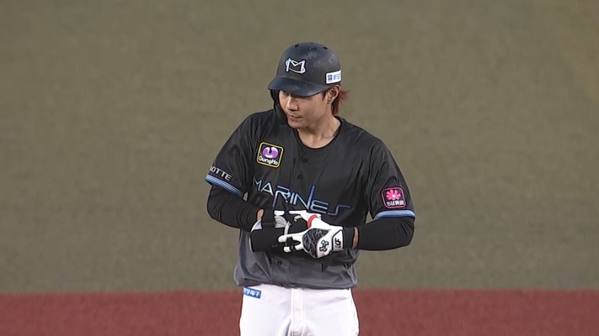 2回裏・M藤原恭大 右中間へのタイムリー2ベースで勝ち越し!!