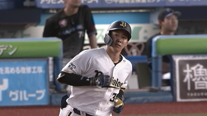 4回表・B来田涼斗 2打席連発!! 右中間スタンドへ2ランホームランを放つ!!