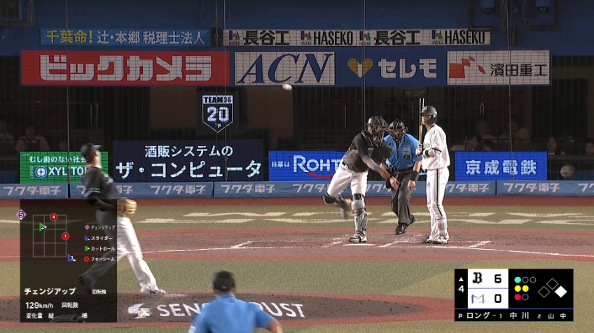 4回表・M佐藤都志也 盗塁を阻止し進塁を防ぐ!!