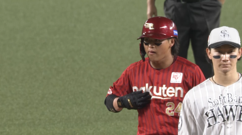 3回表・E黒川史陽 左中間を破るタイムリー2ベースヒットで反撃!!
