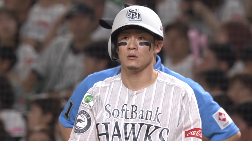 8回裏・H牧原大成 センターへのタイムリーで本日猛打賞4打点!!