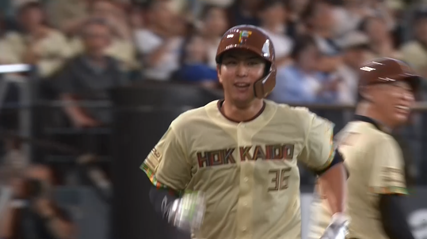 5回裏・F宮崎一樹 プロ初ホームランを放つ!!