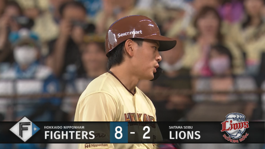 7回裏・F野村佑希 センターへのタイムリーヒット!!