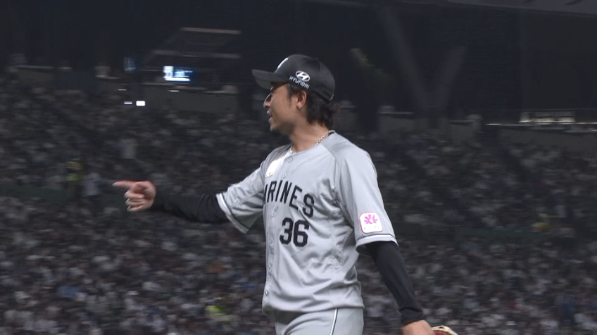 6回裏・M坂本光士郎 2球で火消し成功!! このイニングを0に抑える!!