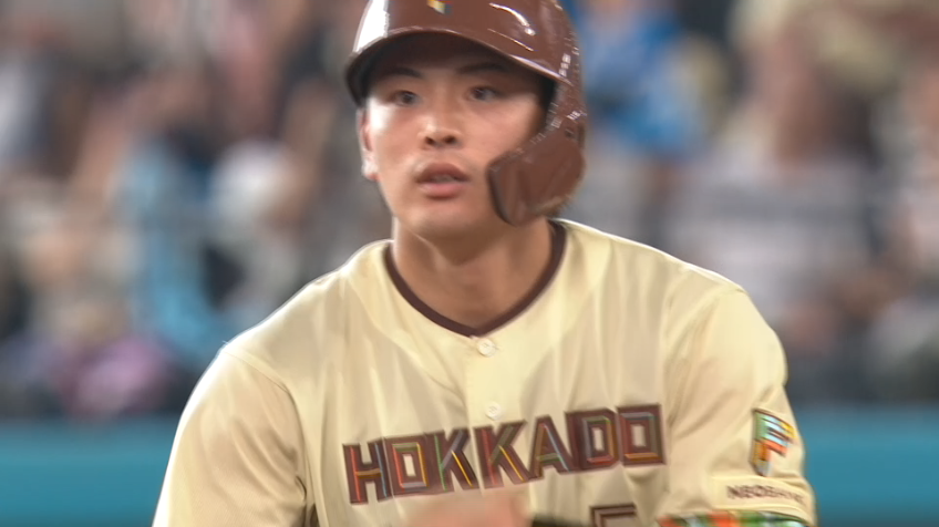 3回裏・F野村佑希 レフト線へ勝ち越しのタイムリー2ベースヒット!!